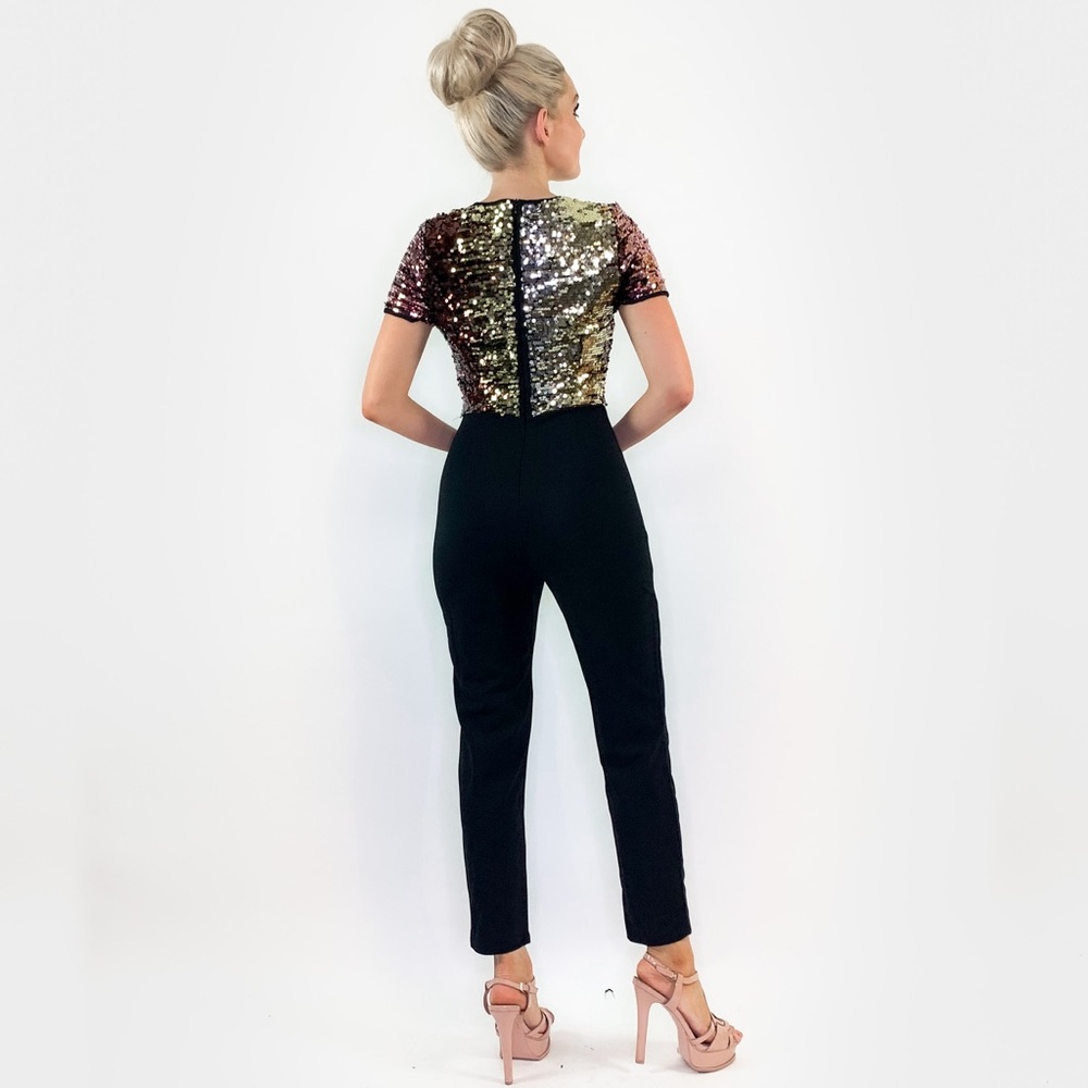 Sequin Pants Jumpsuit - Picture 6 of 8
